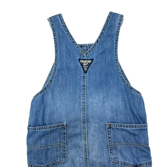 OshKosh B'gosh Unisex Toddler Classic 100% Cotton Denim Jean Pant Overalls - Picture 3 of 6